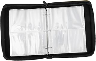 NOLITOY 1Pc Saco De Armazenamento De Cartão Protetor De Armazenamento Bolso Ligantes De Futebol Páginas De Negociação Colecionador Álbum Fichário Manga De Negociação Páginas Fichário