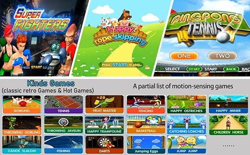 WuZhuangYuan Musik-Doppel Tanzmatten für Kinder und Erwachsene,64GB Speicherkarte,Fitness-Tanzspiele mit MV/3D/Cartoon-Dance-Mode,899Spiele und 650Songs,75MVs für HDMI-TV-Spaß,Senior-Flanell-Material