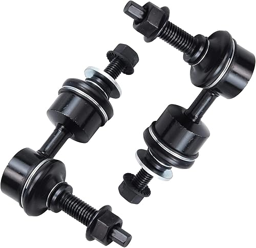 Miniatura 343 de Detroit Axle - Kit de suspensión delantera de 10 piezas para Chevy Aveo Aveo5 Pontiac G3 Wave 2 Ready Struts Assembly 2 Enlaces de barra