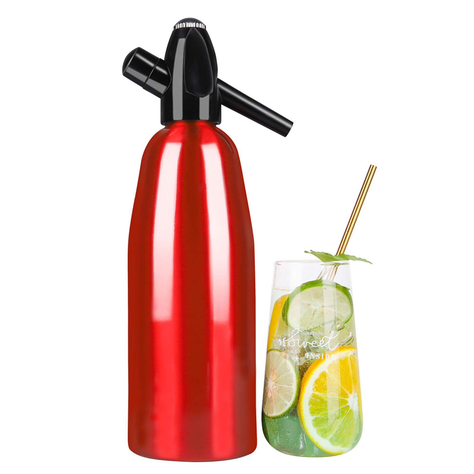 Buy LANGSHI Soda Syphon Aluminum 1L Soda Siphons Carbonated Soda