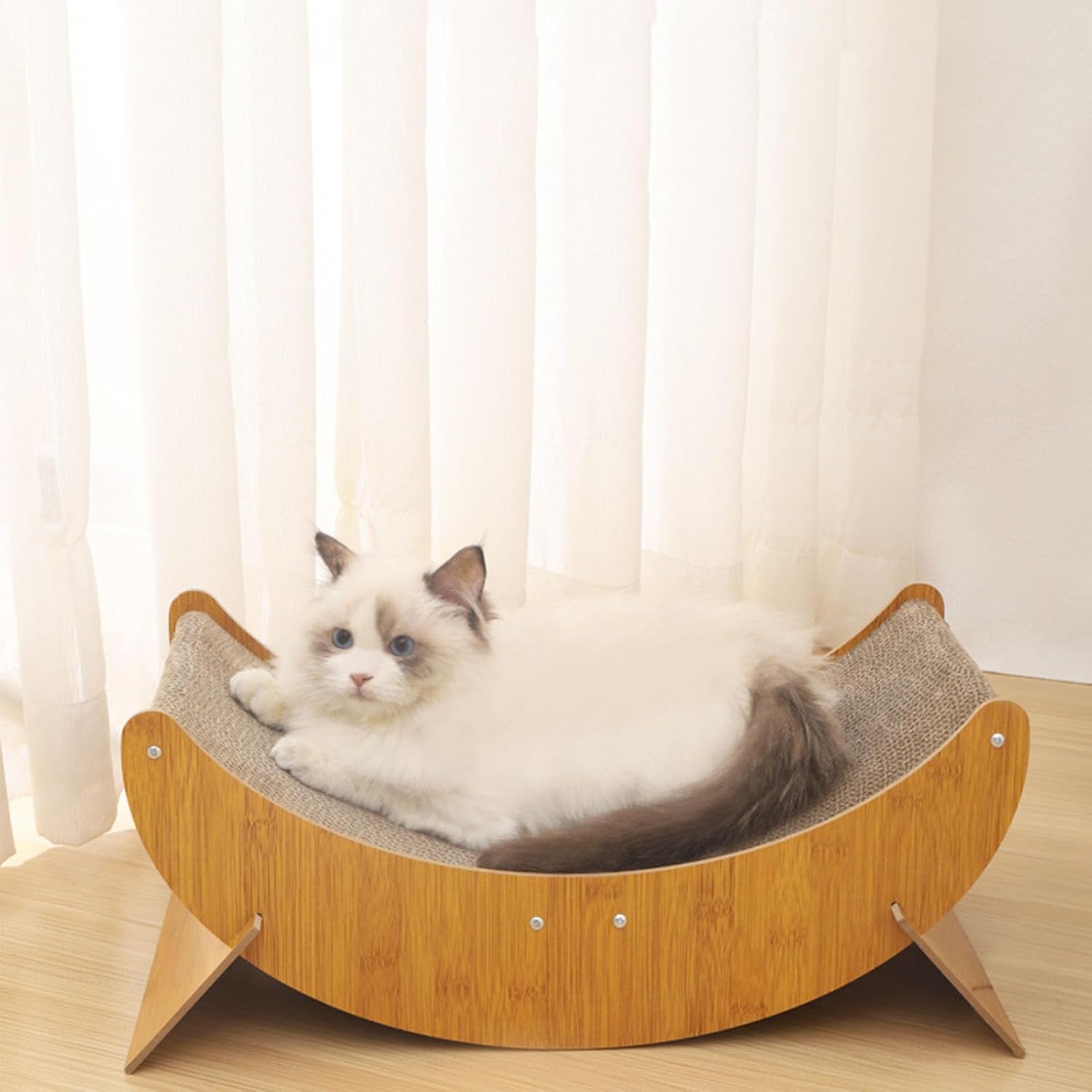 review Scratch Cat Scratcher Replacement Pads, Refill Cat Scratching Pad, Cat Scratcher Cardboards Durable Corrugated Paper, Multifunctional Cat Scratch Pad Replacement for Indoor Cats