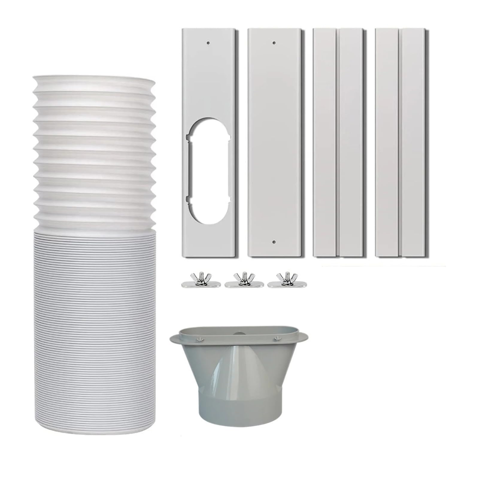 Mobile Air Conditioner Vent Kit Portable Conditioning Exhaust Hose Lightweight Accessories for Sliding Window Useful Works Brilliantly