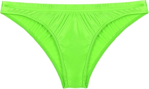 Vista 3 de CHICTRY Calzoncillos sexis para hombre, elásticos, de tiro bajo, brillantes, lisos, sin costuras, para hombre