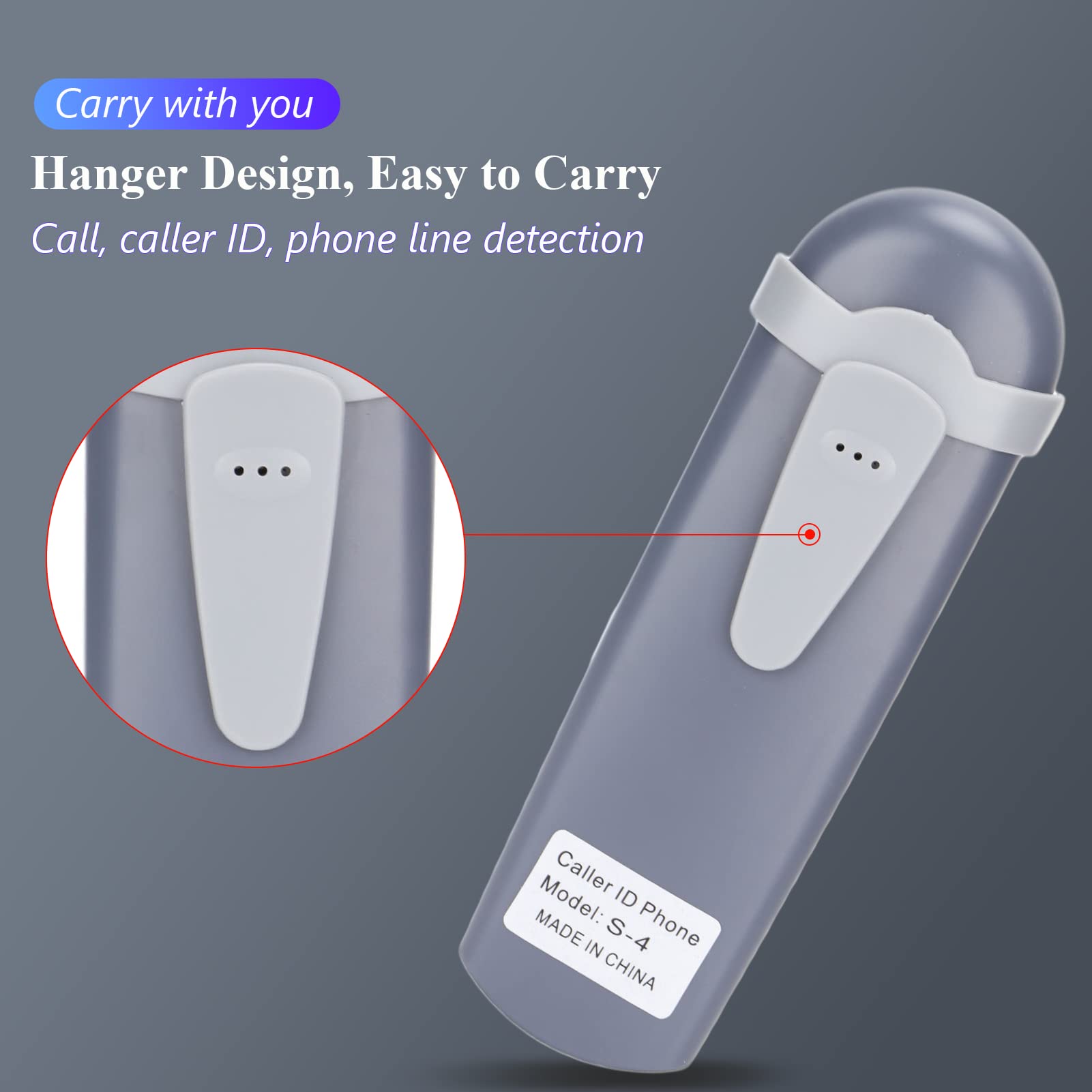 Tester Telefoni S-4 Tester Per Linee Telefoniche S-4 - Strumento Professionale Per Test Cavi Rete E Identificazione Chiamate Tester Di Rete