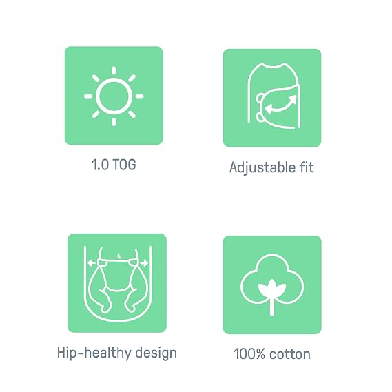SwaddleMe by Ingenuity Original Swaddle, Size Small/Medium, For Ages 0-3 Months, 7-14 Pounds, Up to 26 Inches Long, 2-Pack Baby Swaddle Blanket Wrap