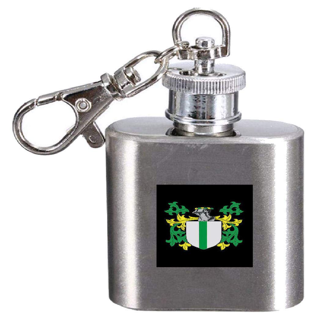 Flasque avec blason Stayley pour partager un spiritueux en randonnée