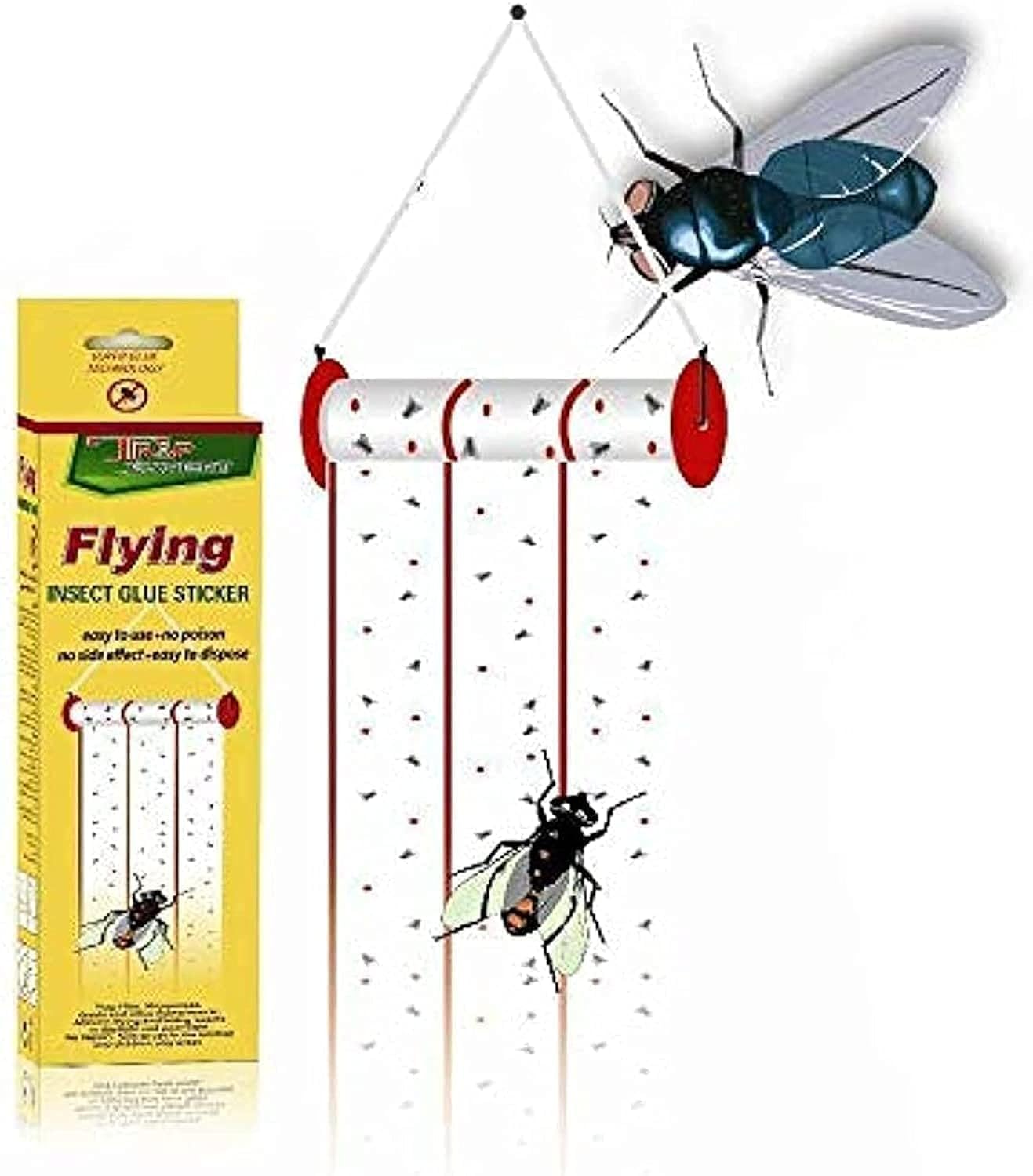 SHOP ON THE GO Flying Insect Glue Sticker - Smart Innovation Flying Insect Glue - Goodbye Flying Insect