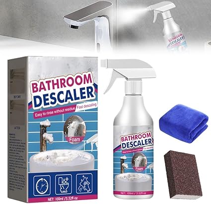 Amazon.com: KULHILU Bathroom Descaler Cleaner,Stubborn Stains Cleaner ...
