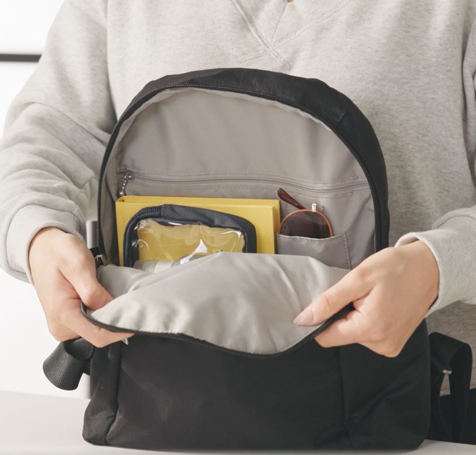 Amazon.com: Baggallini Securtex Anti-Theft Vacation Backpack Black