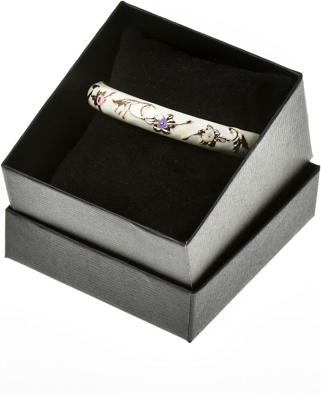 UJOY Vintage Bracelet Colorful Cloisonne Women Hinged Bangles Enameled Bracelets Jewelry Gifts 55A82 - Image 5