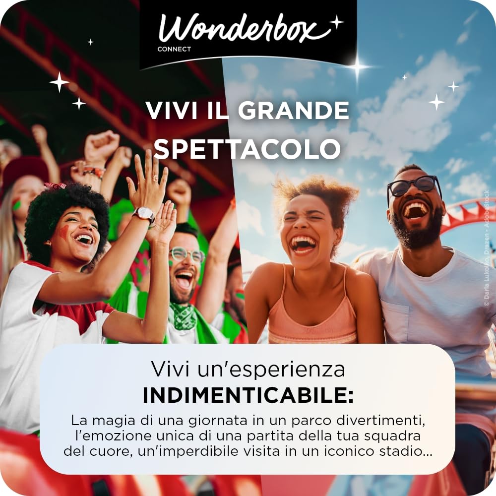 Wonderbox Connect - Cofanetto Regalo - AC Milan Classic - 1 Partita - 2 Biglietti - Valido 27 Mesi