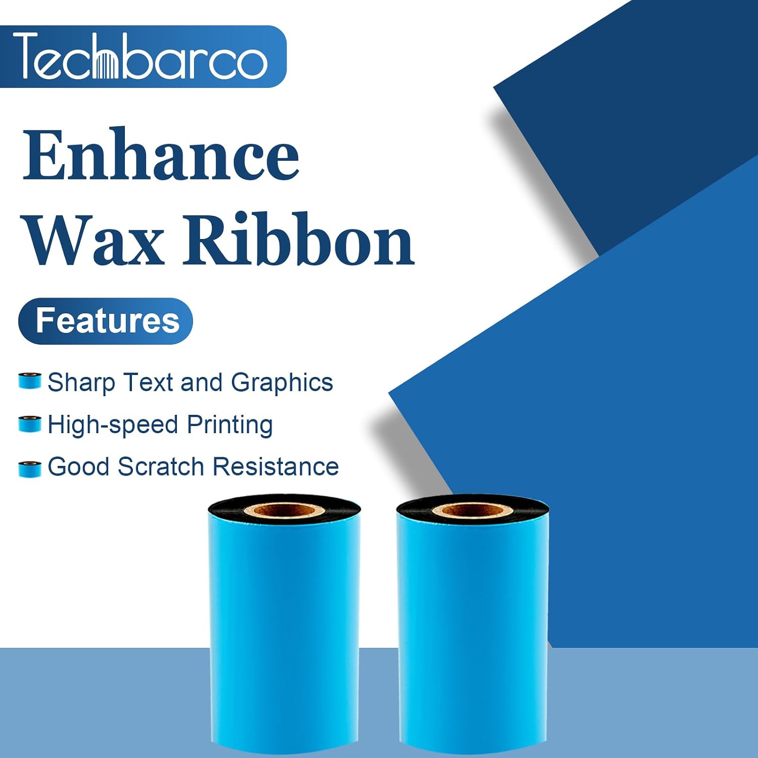 1 Roll 4.17" x 1476' Premium Enhanced Wax Thermal Transfer Ribbon