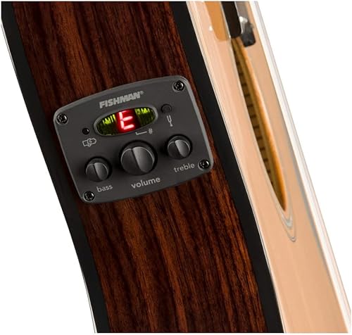 Miniatura 2 de Fender CN-140SCE Nylon - Diapasón de nogal - Natural - con estuche Negro, Natural