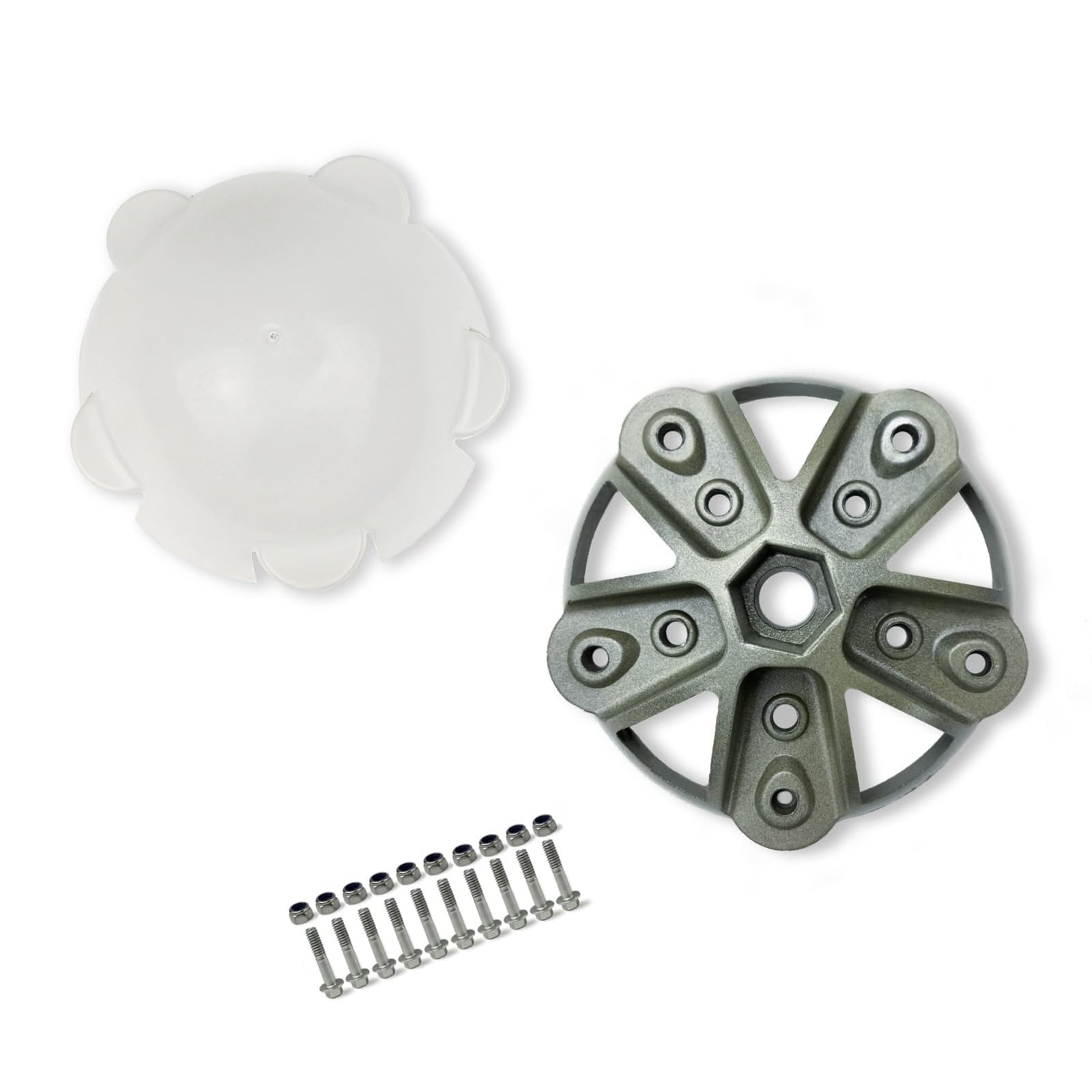 jiingekk Wind Turbines Wheel Hub Caps Power Generator Parts for Horizontal Wind Turbines Generation Accessories Part Enduring Horizontal Generator Cover