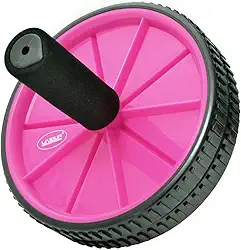 RODA DE EXERCICIO ROSA - LIVEUP SPORTS