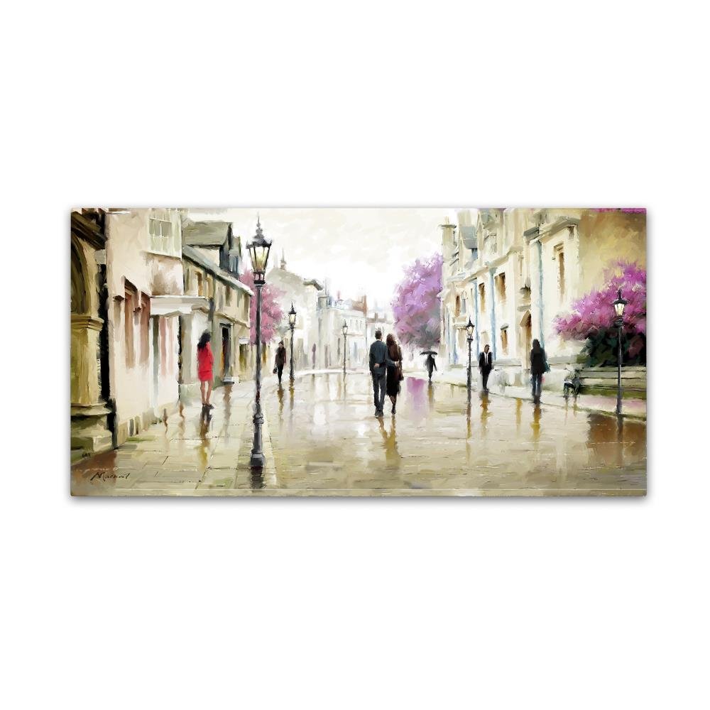 Street Walk 2 by The Macneil Studio, 10x24-Inch Canvas Wall Art