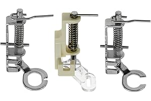 Brother Sewing Machine Presser Foot Set (3-Pack: Open Toe, Closed Toe, Quilting)