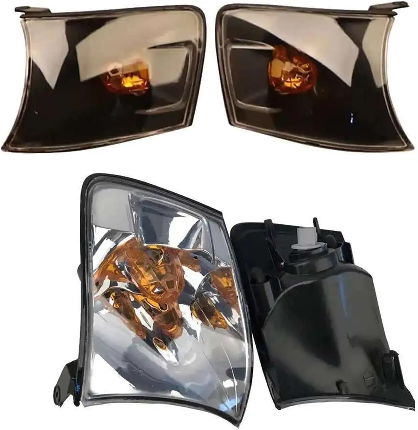 1 Pair Car Front Corner Light Compatible With Toyota Chaser 1996-1999 GX100 JZX100 LX100 Turn Signal Light Lamp(22-256-VC)