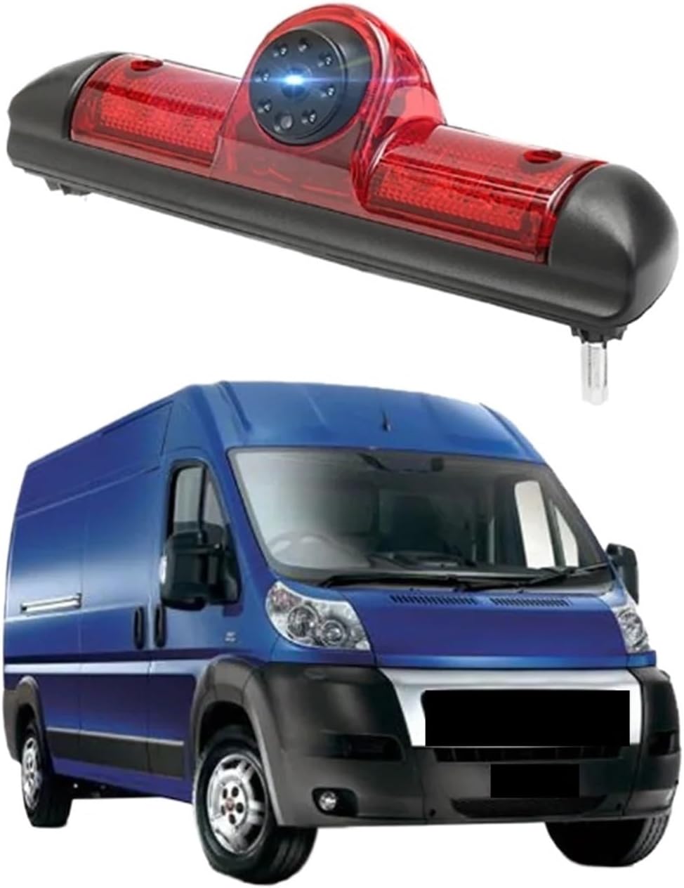 CCD Car Brake Light Reverse Camera Compatible with Citroen Jumper Fiat DUCATO X250 Compatible with Peugeot Boxer III LED Light Parking Rear View Camera