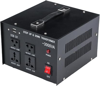 Household Step-Up/Step-Down Transformer, 3000W High Power 220V To 110V/ 110V 220V To Voltage Conversion Suitable for Most Electrical Appliances