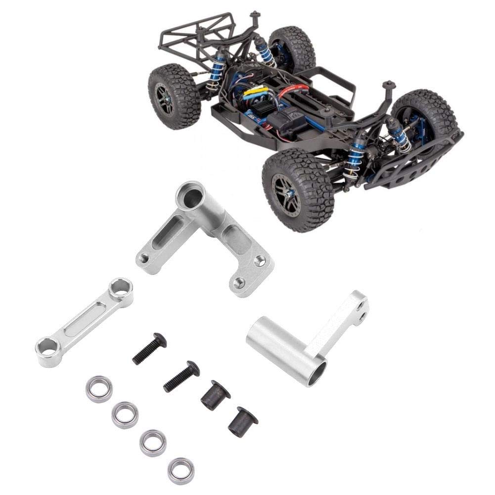 Ricambi Auto Radiocomandata Kit Barra Oscillante Anteriore E Posteriore In Alluminio Blu Per Traxxas Slash 2WD VXL/XL5/BL Sospensioni Alluminio Per Modellini - Foto 4