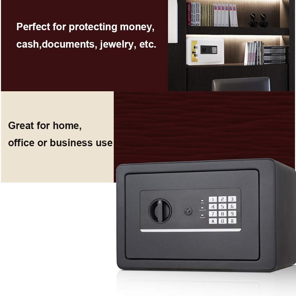 Safe,Home Safe, Safe Fireproof Waterproof with Electronic Combination Lock, Wall Safe Furniture Safe for Jewelry Cash Document
