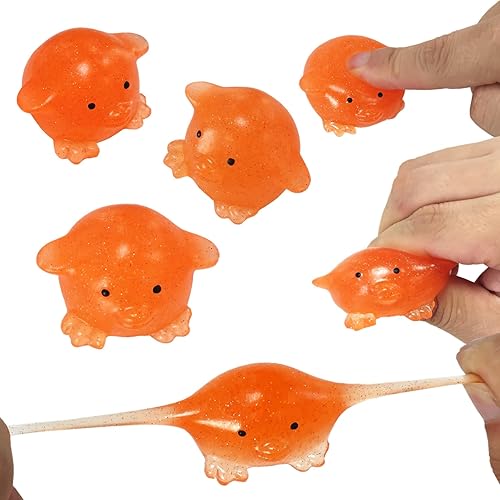 Miniatura 4 de Paquete de 36 juguetes sensoriales antiestrés con purpurina Mochi Squishy para cumpleaños, recuerdos de fiesta, premios de aula, rellenos de bolsas