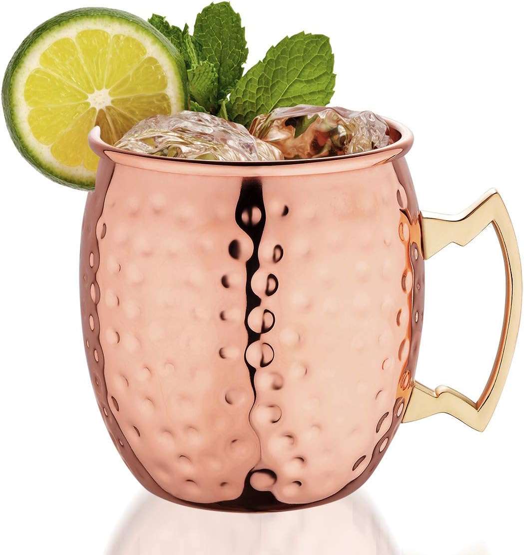 Moscow Mule Copper Mugs - Copper Mugs Hammered, Mule Mug