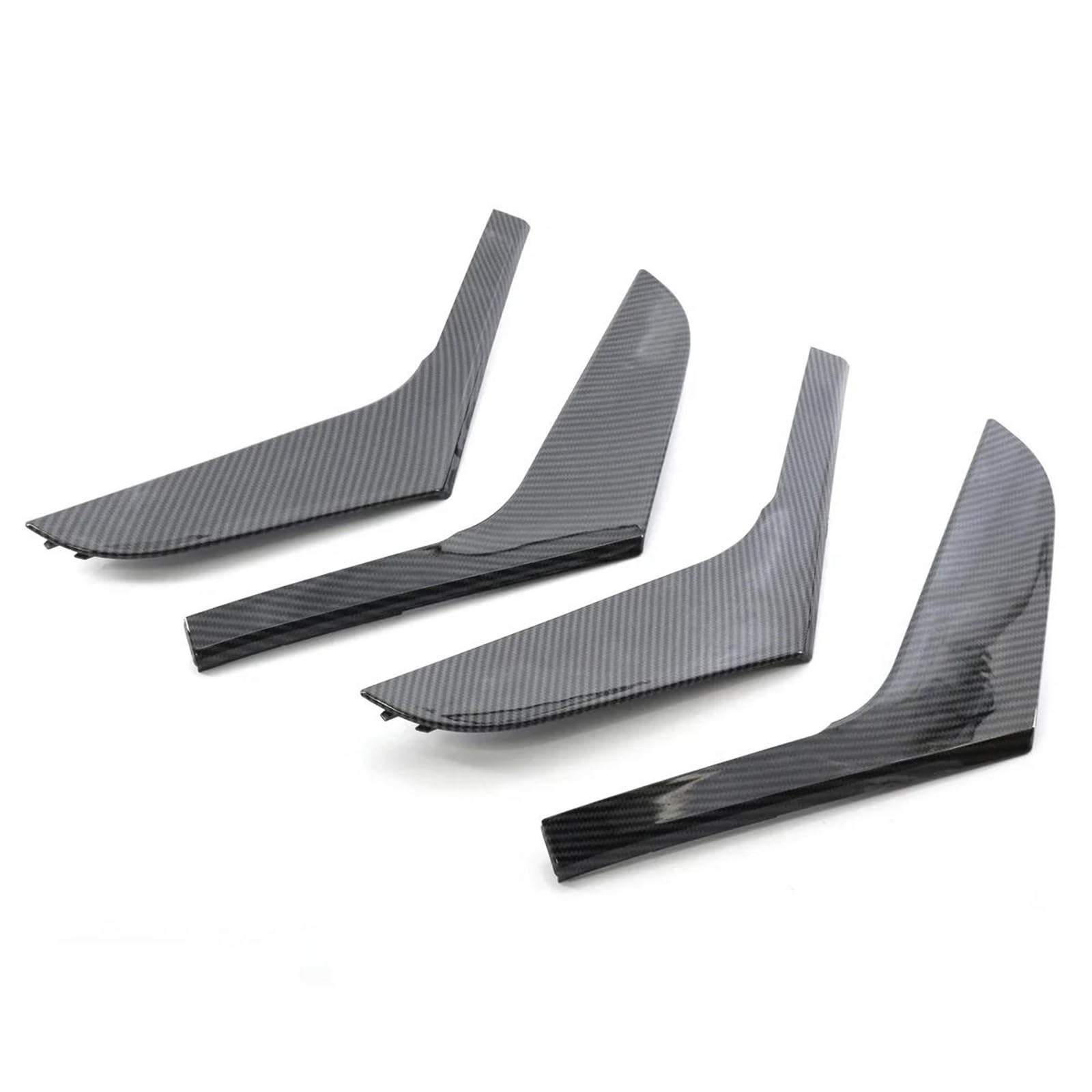 FKHBZM 4Pcs/Set Car Interior Door Armrest Handle Strips Cover for VW for Golf 6 Mk6 2009-2013 5K4868039A 5K4868040A(Style2)