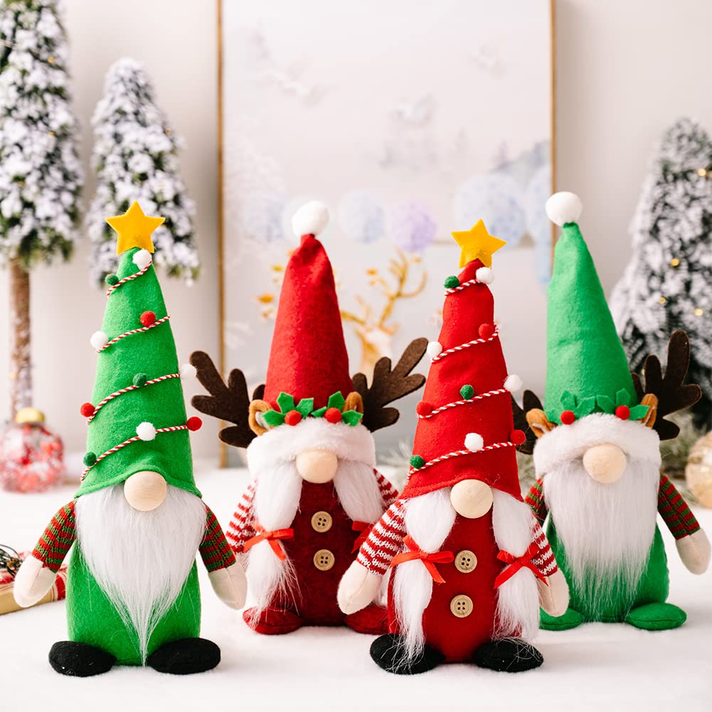 Ozdoby świąteczne gnomy do domu, 5 paczek ręcznie robionych szwedzkich ozdób Tomte Gnome skandynawski święty elf, dekoracje świąteczne Home Decor #12/780