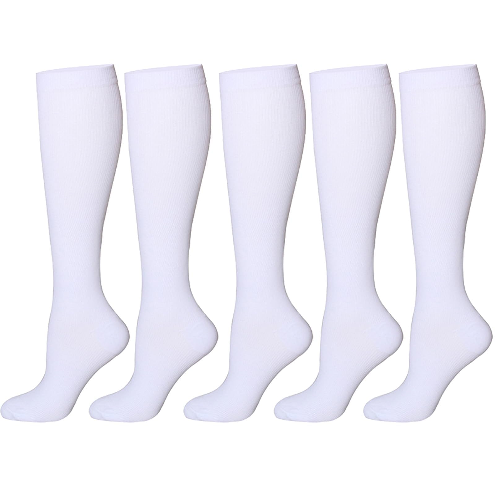 Mevery Kompressionsstrümpfe Frauen – Elastische Stützstrümpfe, Atmungsaktiv & Bequem, Rutschfestes Design Für Alltag & Langes Stehen