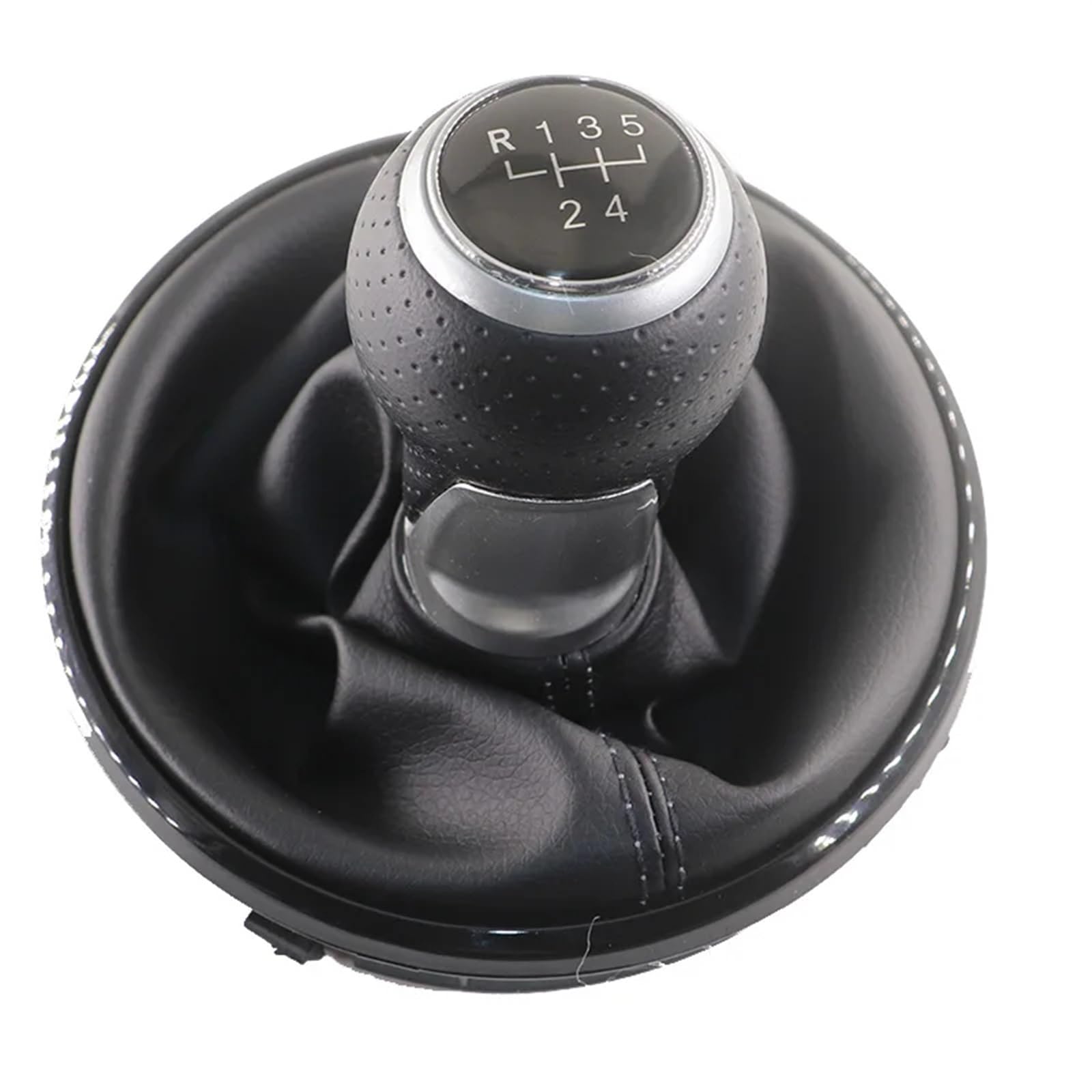 HSUKIHO Car Shift Knob Cover for Skoda for Fabia 2 2007-2010 for Roomster 2006-2010 Car Manual Gear Shift Knob Boot Cover Gaiter Lever Shifter(5 Speed)