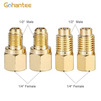 R1234yf Quick Couplers Adapter, High Low Side R1234yf Manual