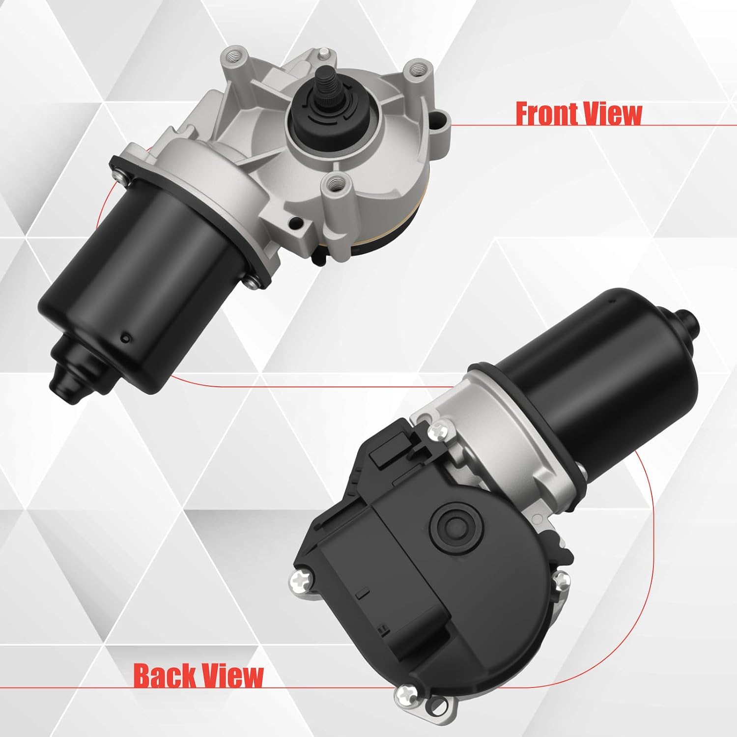 8L2Z17508A Front Windshield Wiper Motor Compatible with Escape Expedition Explorer F-150 Flex Focus Lobo Mariner MKS Mountaineer Mustang Taurus Town Car