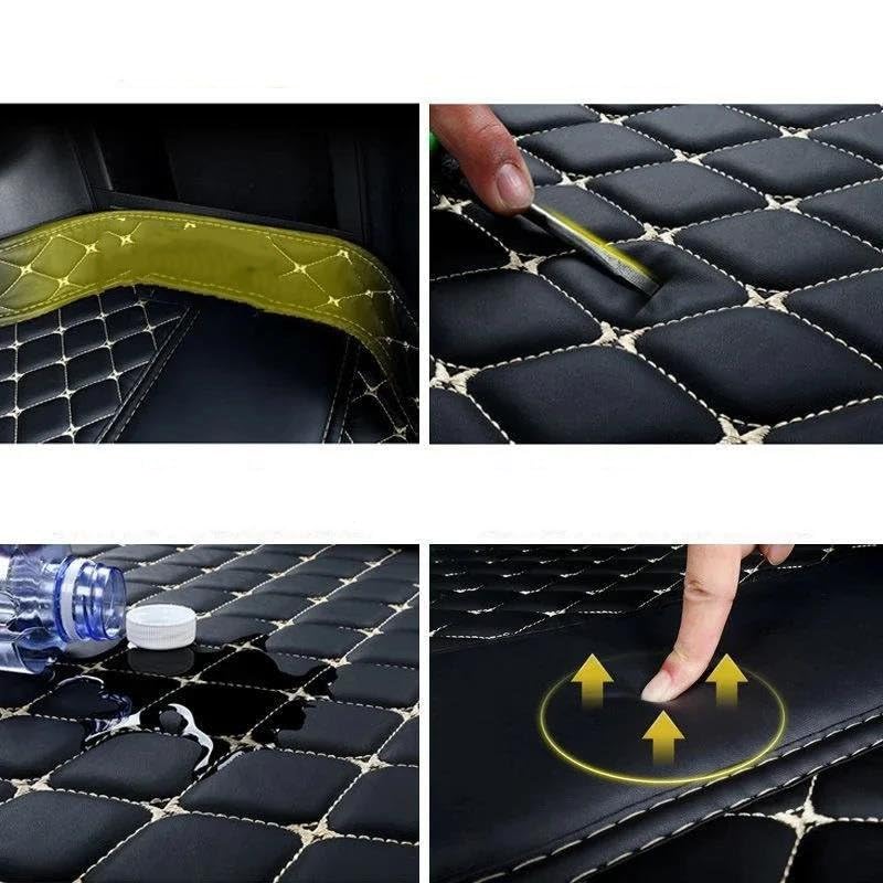 Tapis de sol pour VW Polo 9N imperméables en cuir protection auto 3pc - 5