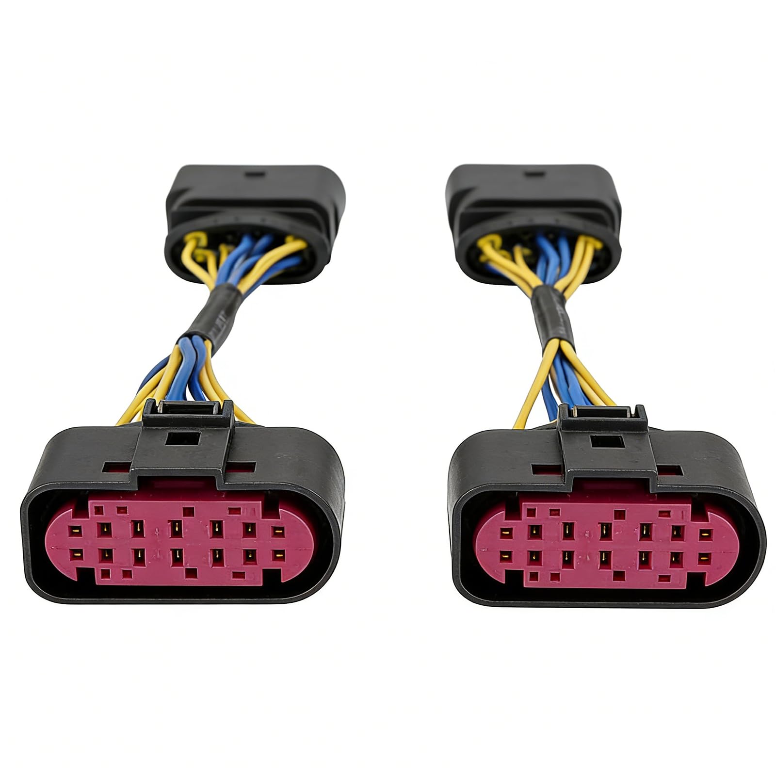 2x Adattatori per Connettori Fari Allo Xeno 10 Pin 14 Pin 1J0973737 per Golf Mk6 A1 A3 8P A4 A5 A6 A8 1J0973835