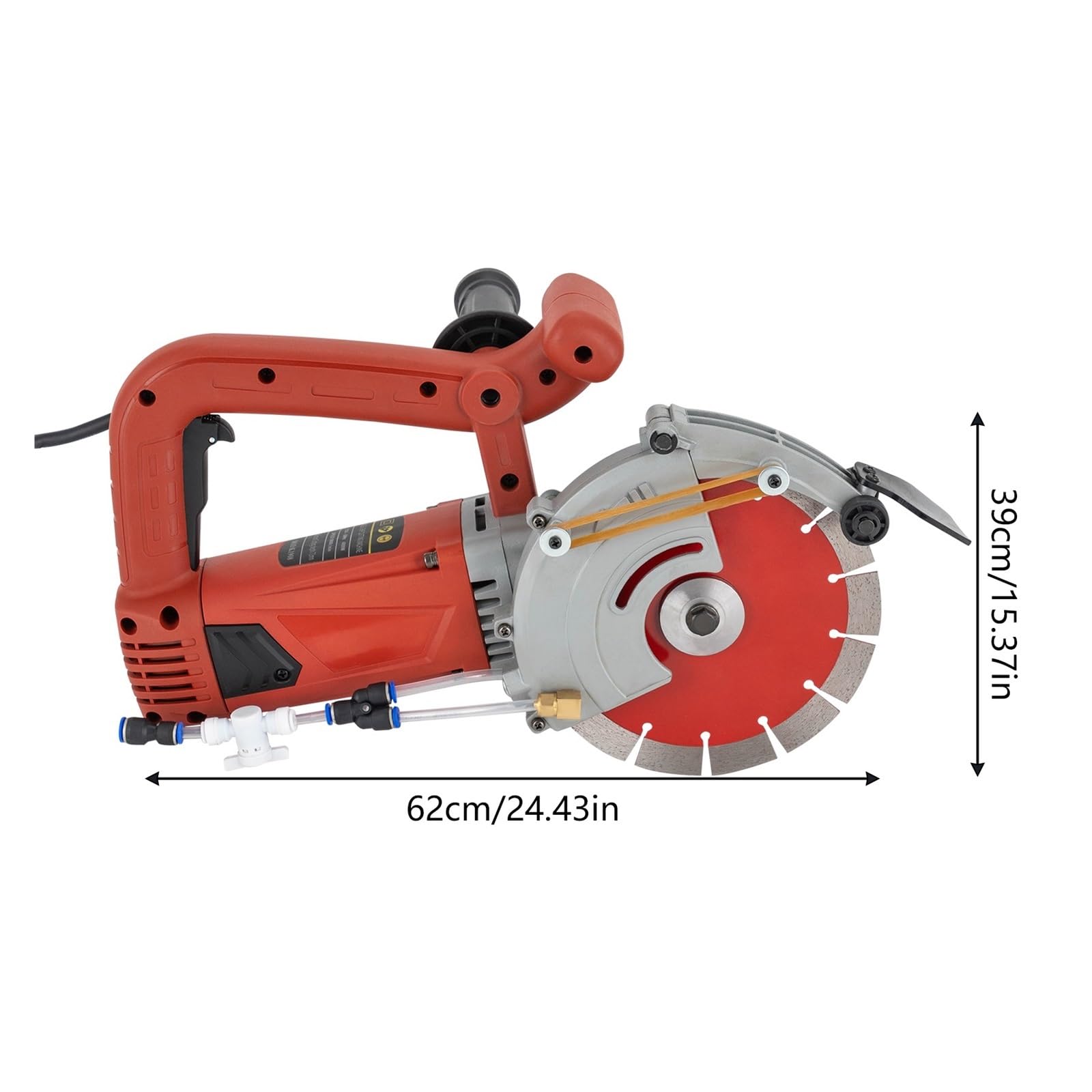 Cortadora Eléctrica De Sierra For Ladrillos Hormigón 4800W | Máquina Ranuras Con Cable Alimentación 9,51 Pies | Rozadora Pared Hoja 190 Mm Corte De PrecisióN