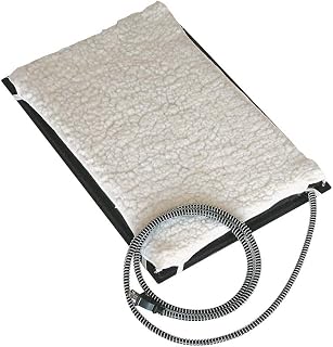 Farm Innovators Model HM-60S Small 13-Inch by 19-Inch Plastic Heated Pet Mat with Fleece Cover, 60-Watt