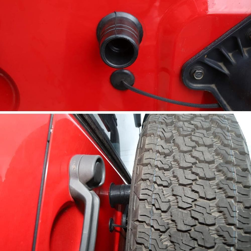 Tailgate Spare Tire Rubber Bump Stop Spare Tire Carrier Bumper for Jeep Wrangler JL 2018-2025 Car Exterior Accessories (1)