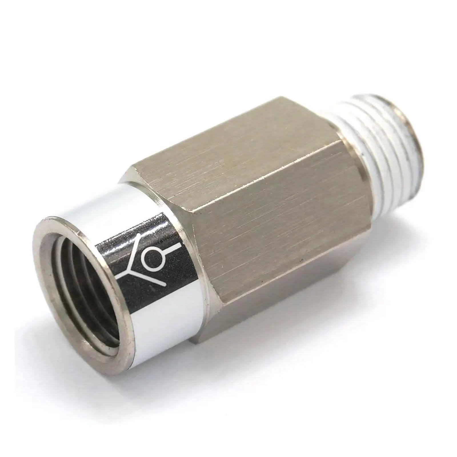 AARTERZZA G1/4" AKB02B-02S Bushing Type Check Valve Flow Direction from Female to Male Thread