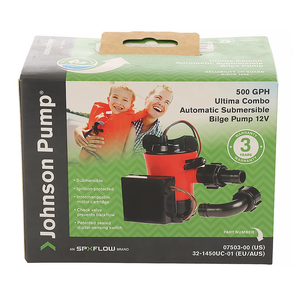 Johnson Pump Bomba De Achique automático Ultima Combo 12 V
