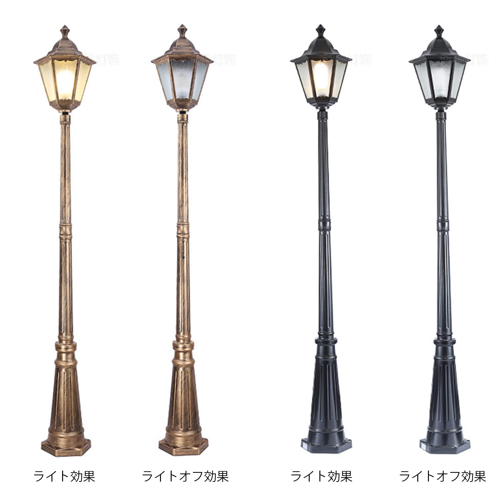 Amazon.co.jp : 屋外ランプポストライト 街灯 、屋外 led 外灯