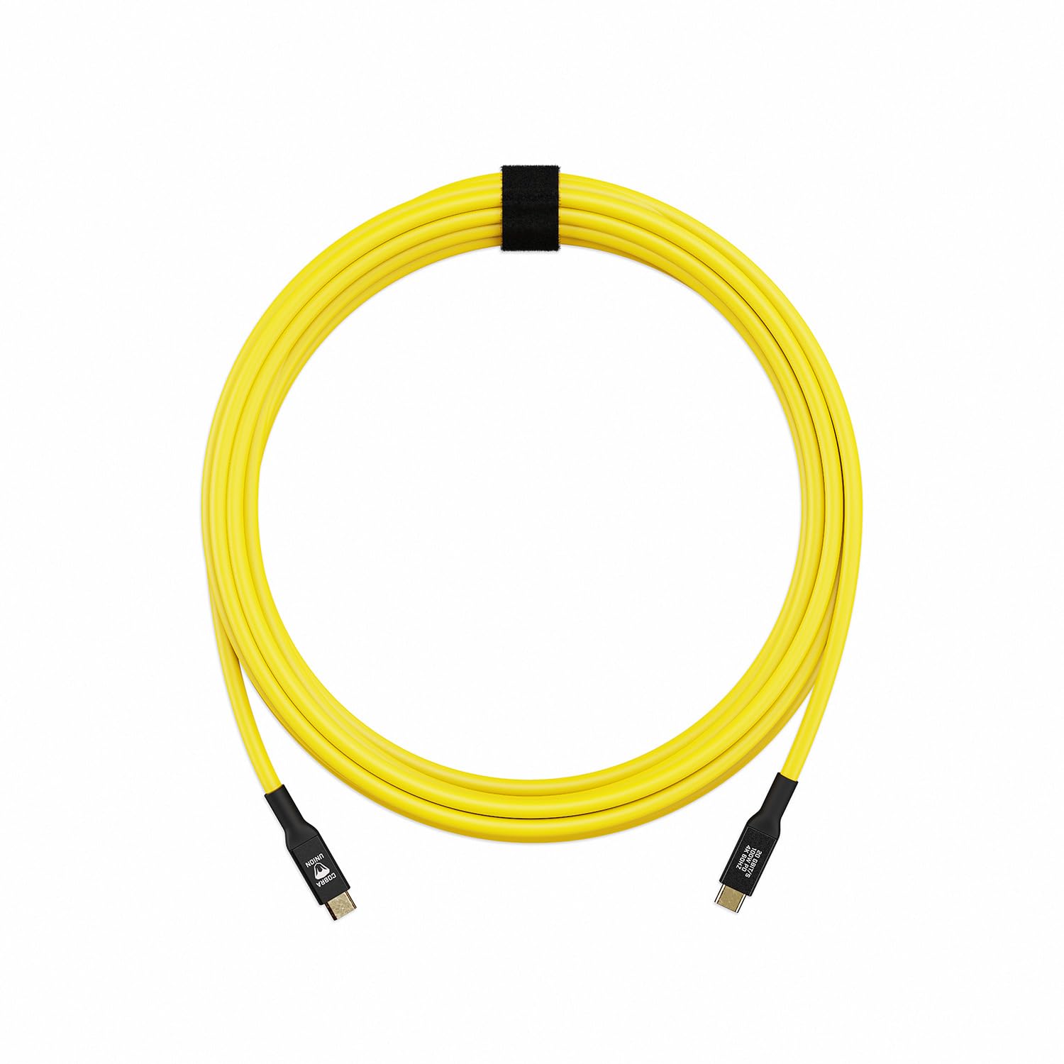 Cavo USB-C to USB-C 5m - Giallo- Dritto