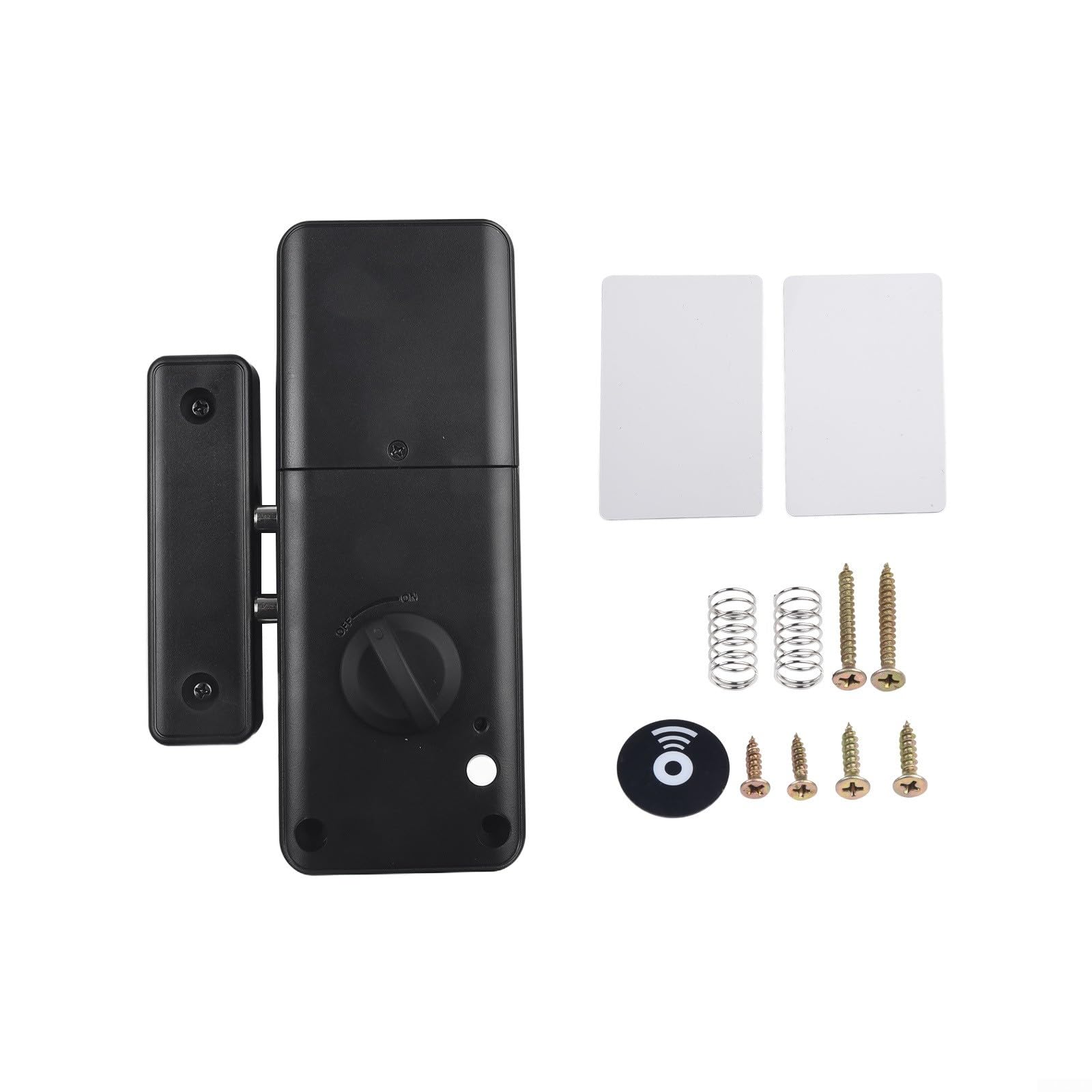 Feegow Cerradura de puerta invisible inteligente | Cerradura electrónica sin perforaciones | Desbloqueo de tarjeta IC | Desbloqueo de aplicación para TTlock