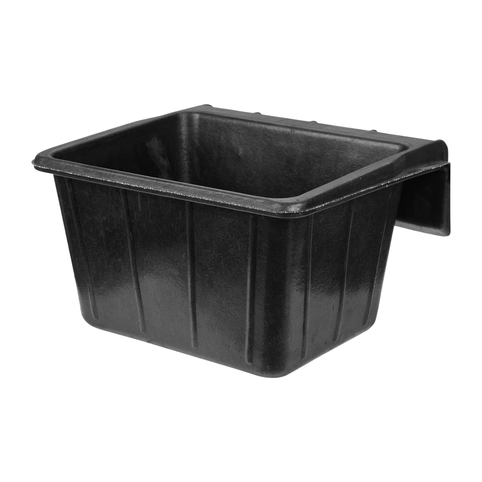 Harilla Cubo de alimentación de Goma para Caballos, contenedor de Almacenamiento, Cerca, Cubo de alimentación para establos, tazón de Agua para Ganado,
