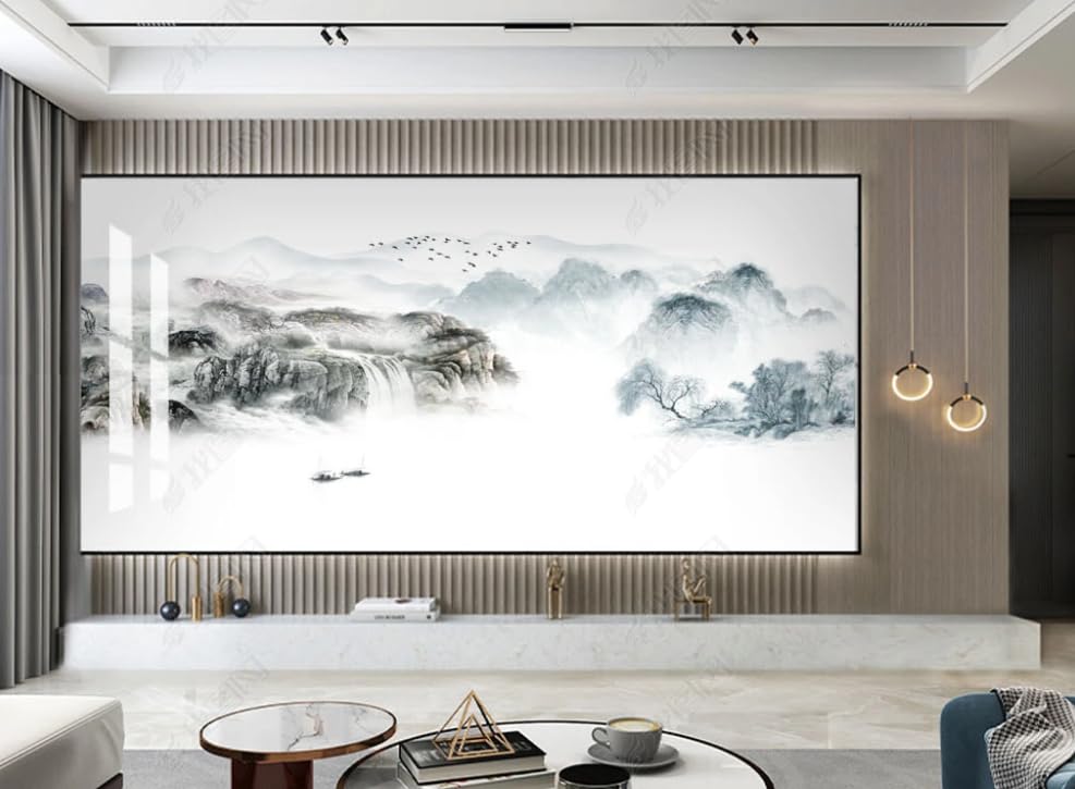 Poster géant mural pour masquer un grand mur et décorer un salon moderne - 2