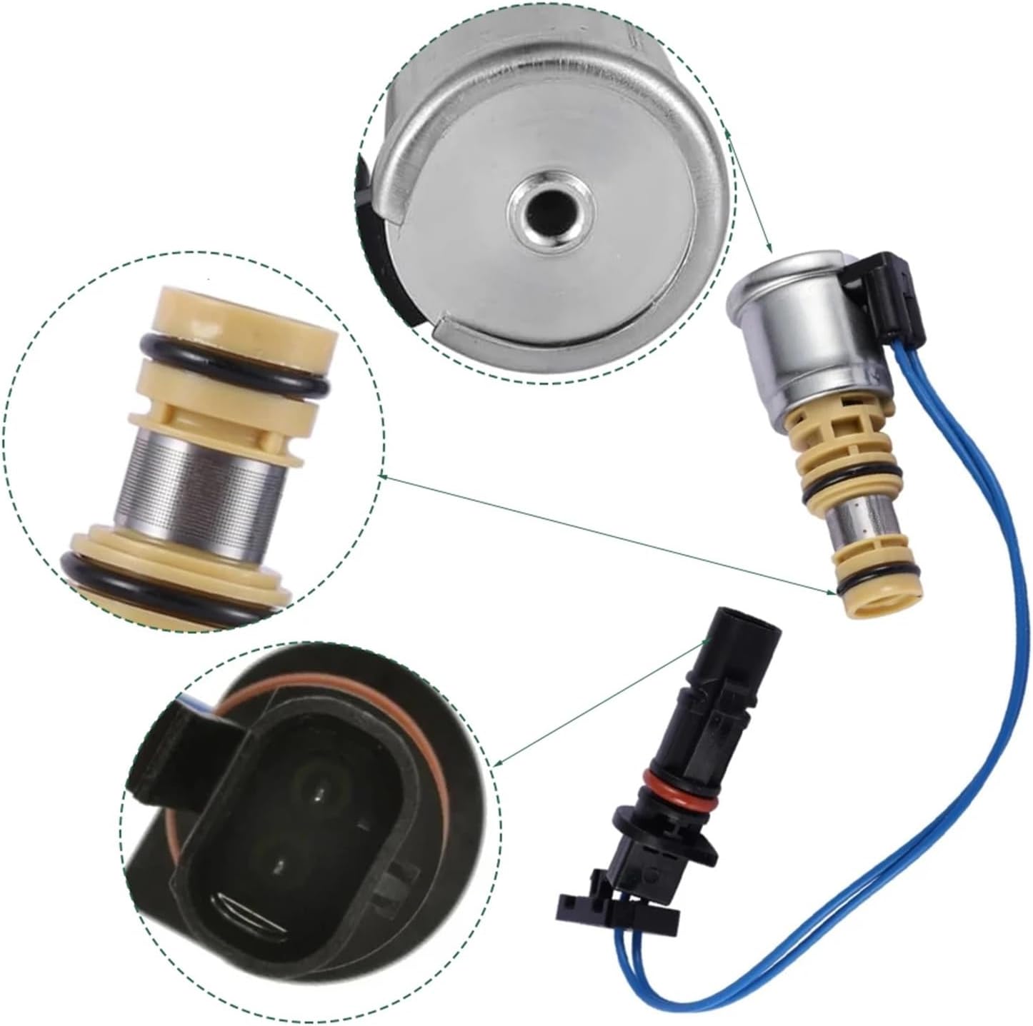 Fuel Tank Vent Valve Solenoid Fit For Chrysler 200 3.6L 2011-2017 5184295AF 68138644AB 68252670A0 926-235 5184295AE VVT Valve Oil Pump Carbon Canister Solenoid Valve