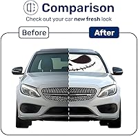 Vista 7 de GENANY Divertido parasol para parabrisas para sedán, SUV, camión (55 x 29 pulgadas), parasol de automóvil, bloquea los rayos UV, accesorios