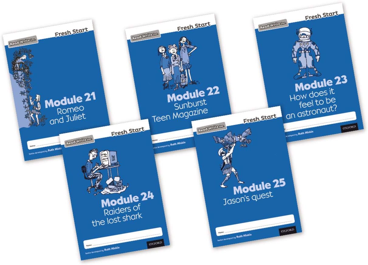 Read Write Inc. Fresh Start: Modules 21-25 - Mixed Pack of 5 (Read Write Inc. Fresh Start: Pre-2024 Edition)