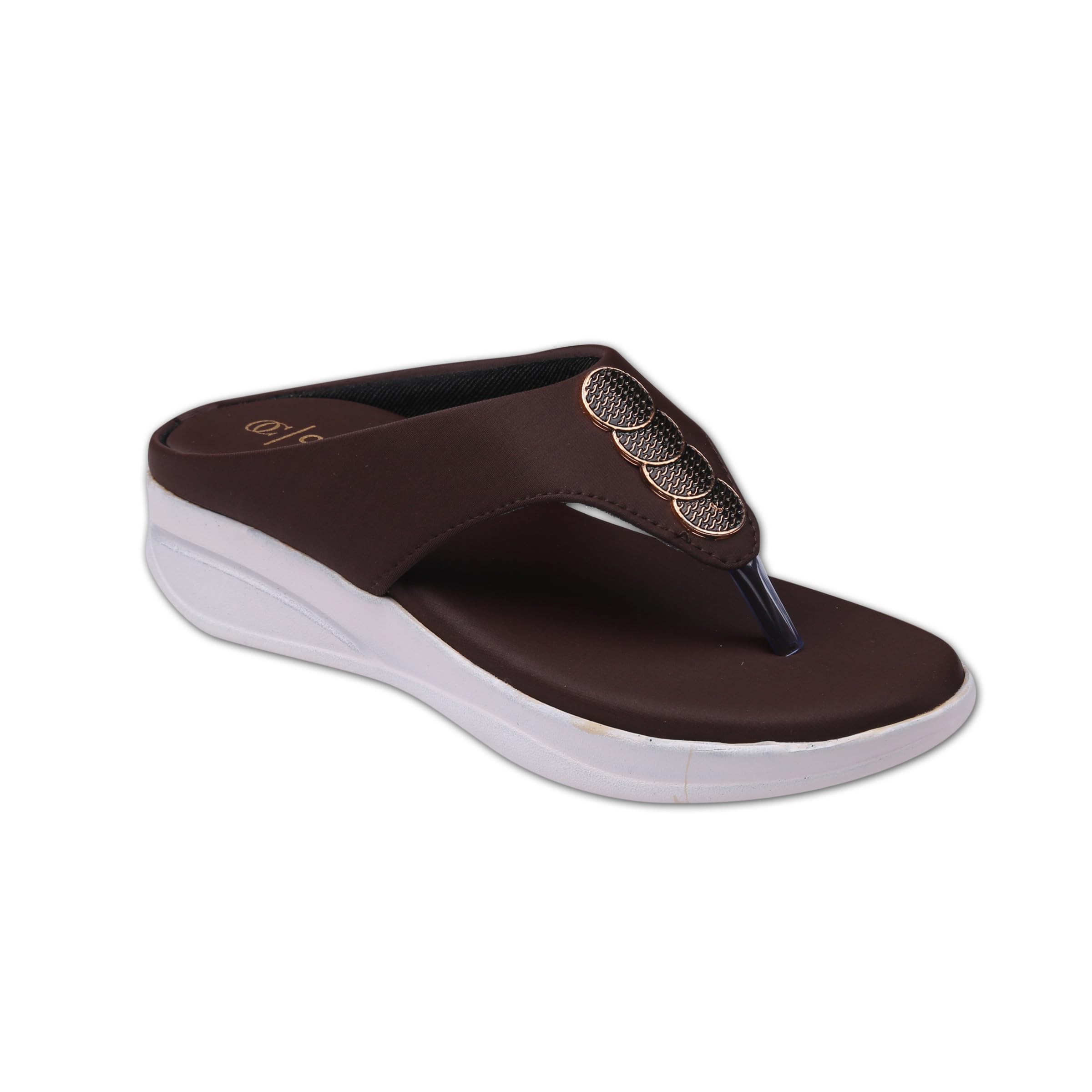 ortho club Fancy doctor slippers | Stylish chappal for women | Comfortable flat sandals for women stylish Women's Orthopedic Comfortable Wedge Flip Flops with Stylish Strap WSP59_PINK_6-picture-12